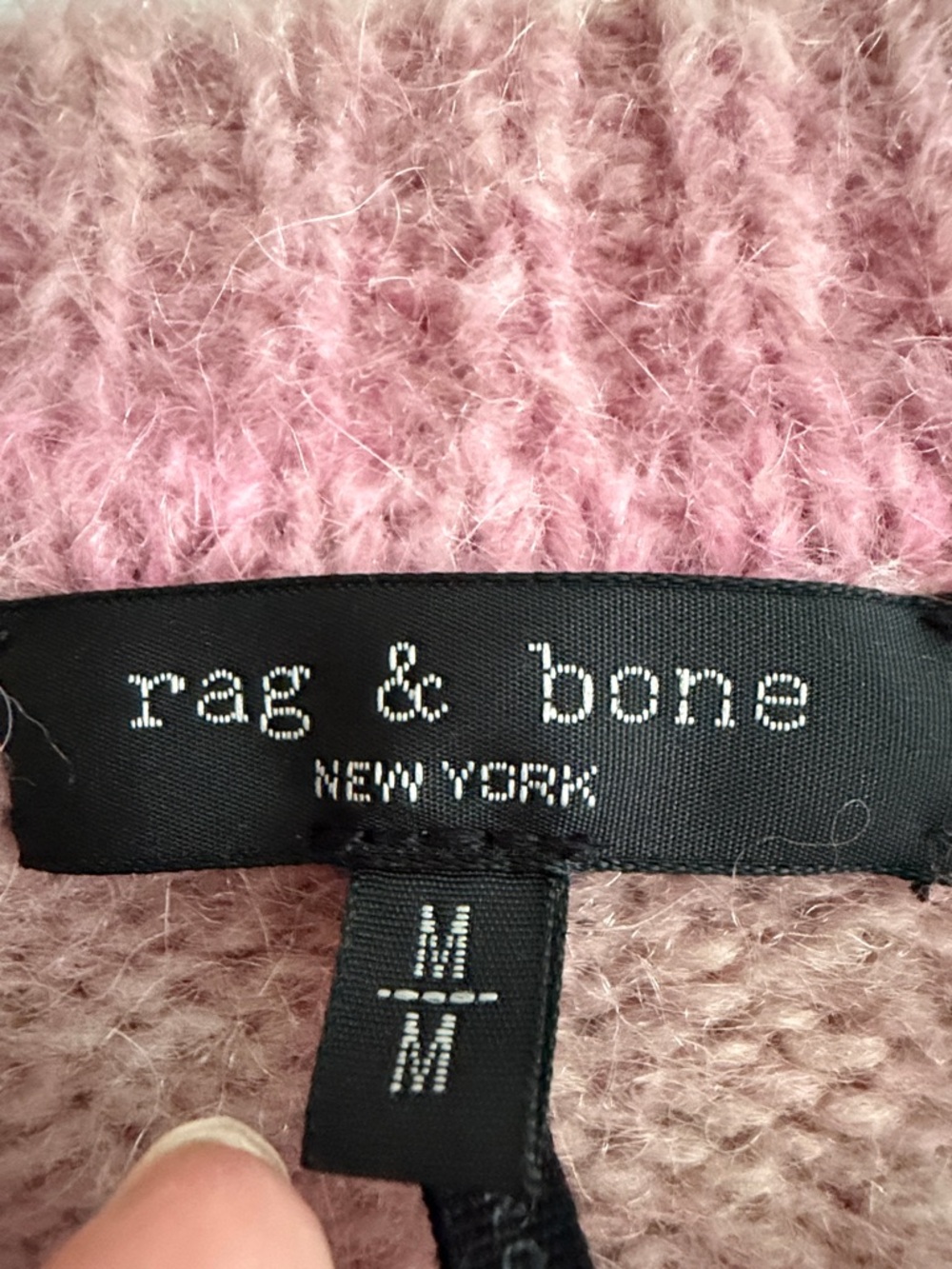 rag & bone Pink Ombre Crewneck Sweater - Picture 2 of 3